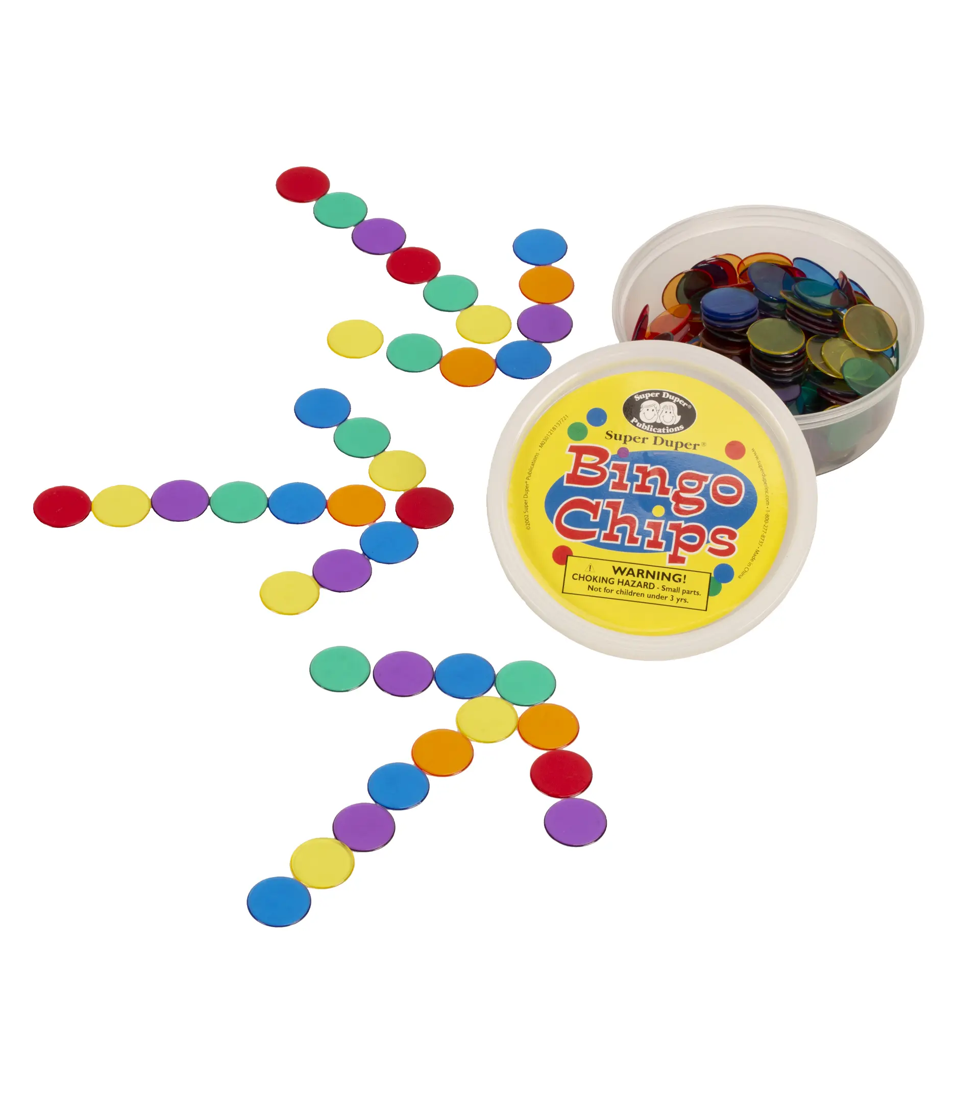 Bingo Chips for Kids Ages 4+, Colorful Game Markers for Bingo & Classroom Games, Durable Counting and Matching Chips, Fun Learning and Activity Accessory for Kids, Teachers, and Families