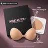 SBEAUTI Waterproof Sticky Bra, Push up Strapless bra, Seamless Backless Sweat proof Invisible Bra, Reusable Sticky Bra for Women, Includes Storage Board  Replaceable Pads For Party Wedding Deep V Low cut Backless Off shoulders