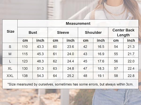 Womens Cropped Flannels Plaid Jacket Fall  Shirt Coat Button Casual collar basic jackets Chrismas