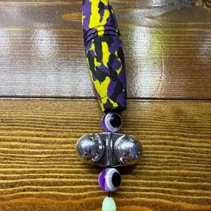 Purple, Black, & Yellow Camo Matt Cat Rig