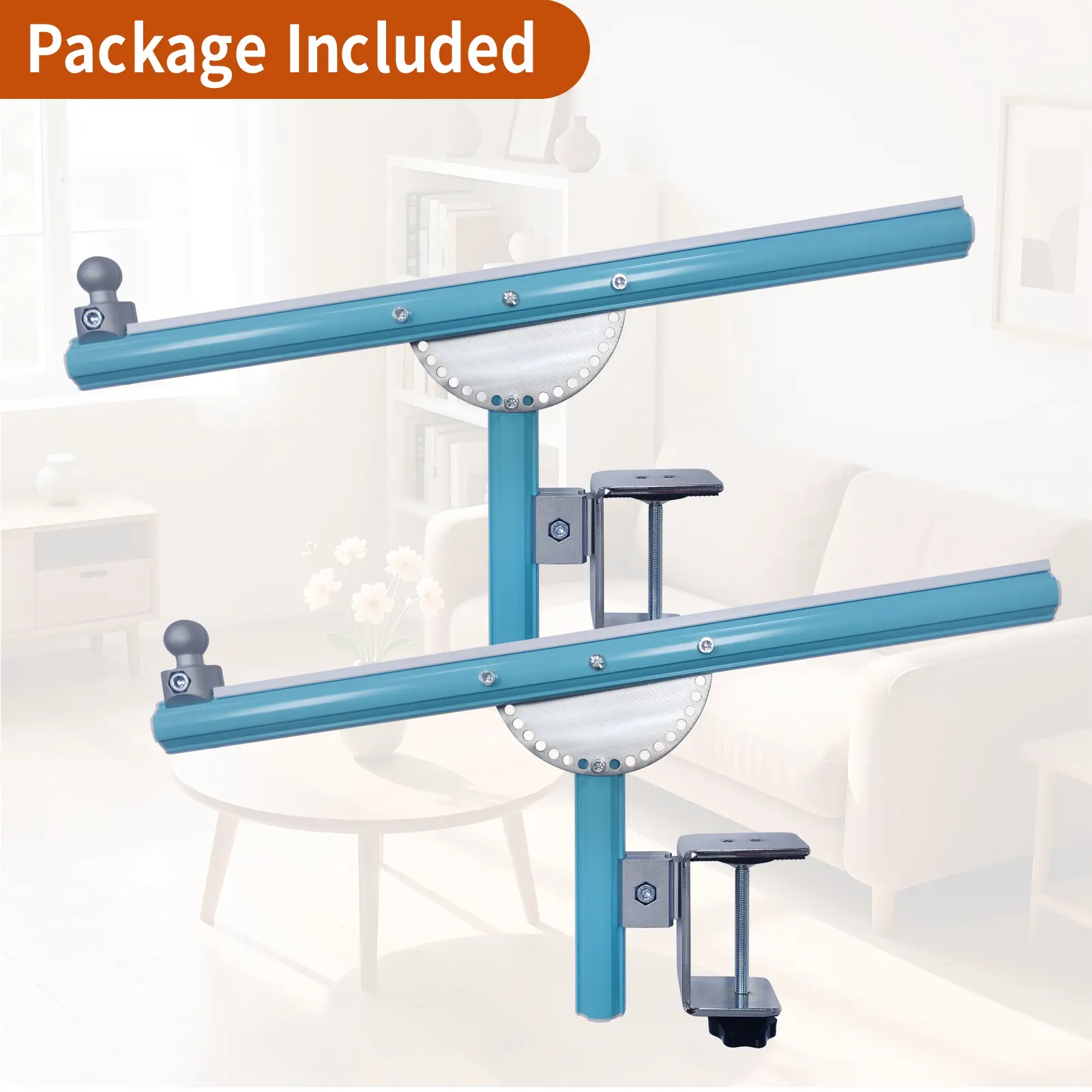 Couple Embroidery Art Cross-Stitch Stand Embroidery Frame Stand Aluminum Alloy Embroidery Frame Stand Adjustable Cross-Stitch Stand Suitable for Embroidery and Sewing (Desktop)