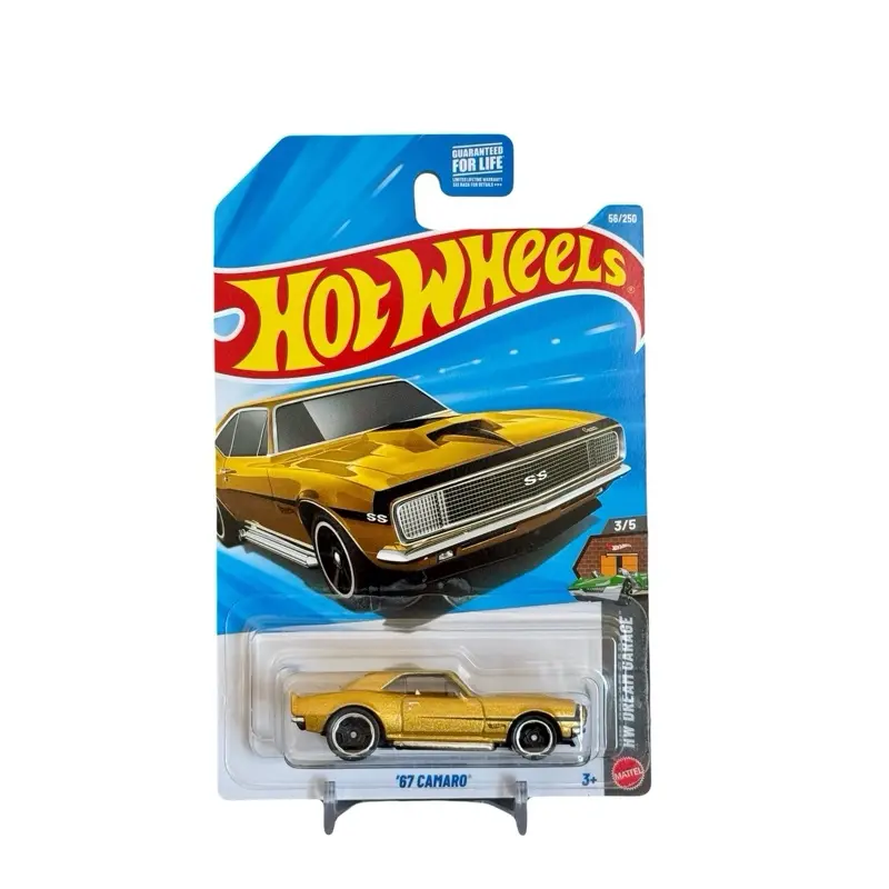 Hot Wheels 1:64 Diecast ‘67 Camaro Gold Model Car, HW Dream Garage Collectible for Diecast Car Enthusiasts