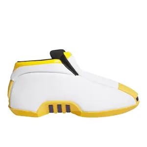 adidas Mens Crazy 2.0 Basketball Sneakers Shoes - Black, White, Yellow