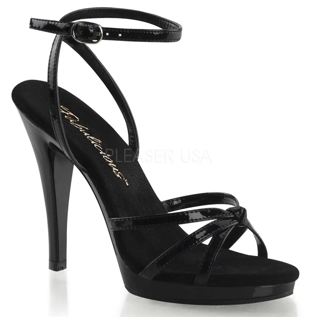 Women's Formal Leather Platform Heel Sandals - Flair-436 Decor Footwear for Special Occasions