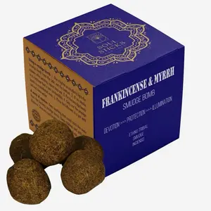 Frankincense & Myrrh Incense Smudge Bombs