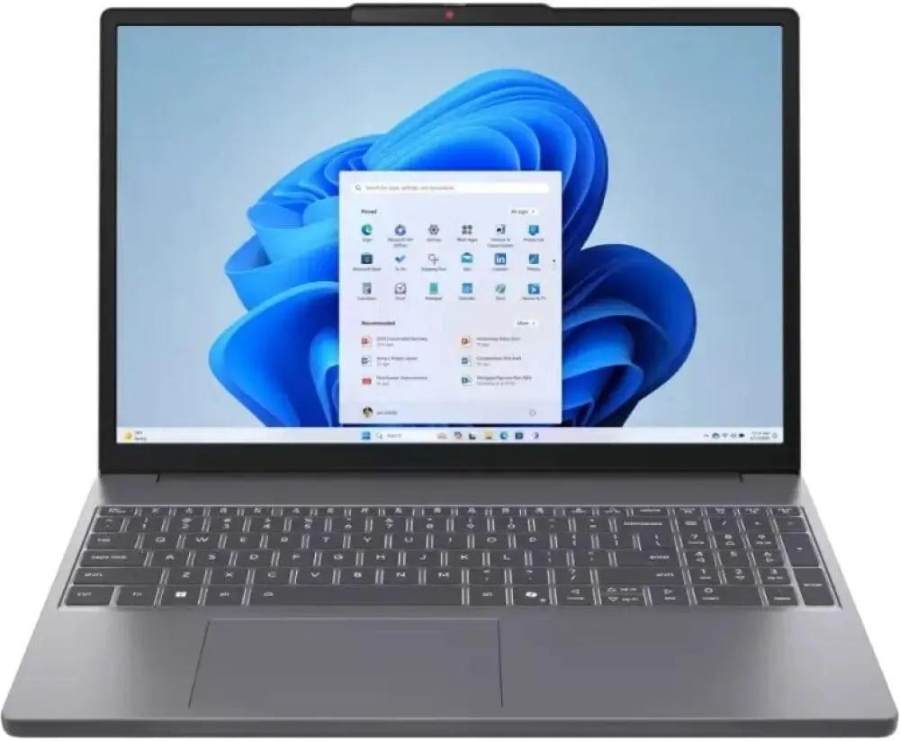 Lenovo IdeaPad Slim 3 Laptop - 15.3 in WUXGA Touchscreen, AMD Ryzen 7 8840HS, 16GB RAM, 512GB PCIe SSD, Wi-Fi 6, USB-C, Backlit Keyboard, Webcam, Windows 11 H, Luna Gray, Slim Profile