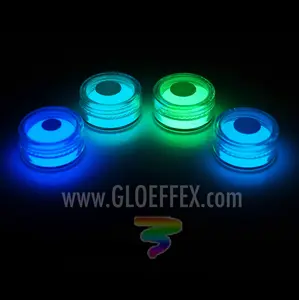 Phosphorescent Glow in the Dark Powder Pigment Sample Pack #2