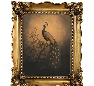 Gothic Picture Frame  - Vintage Ornate Photo Frame, Antique Baroque Victorian Style Wall or Tabletop Display, Elegant Home Decor for Photos, Art, and Portraits R