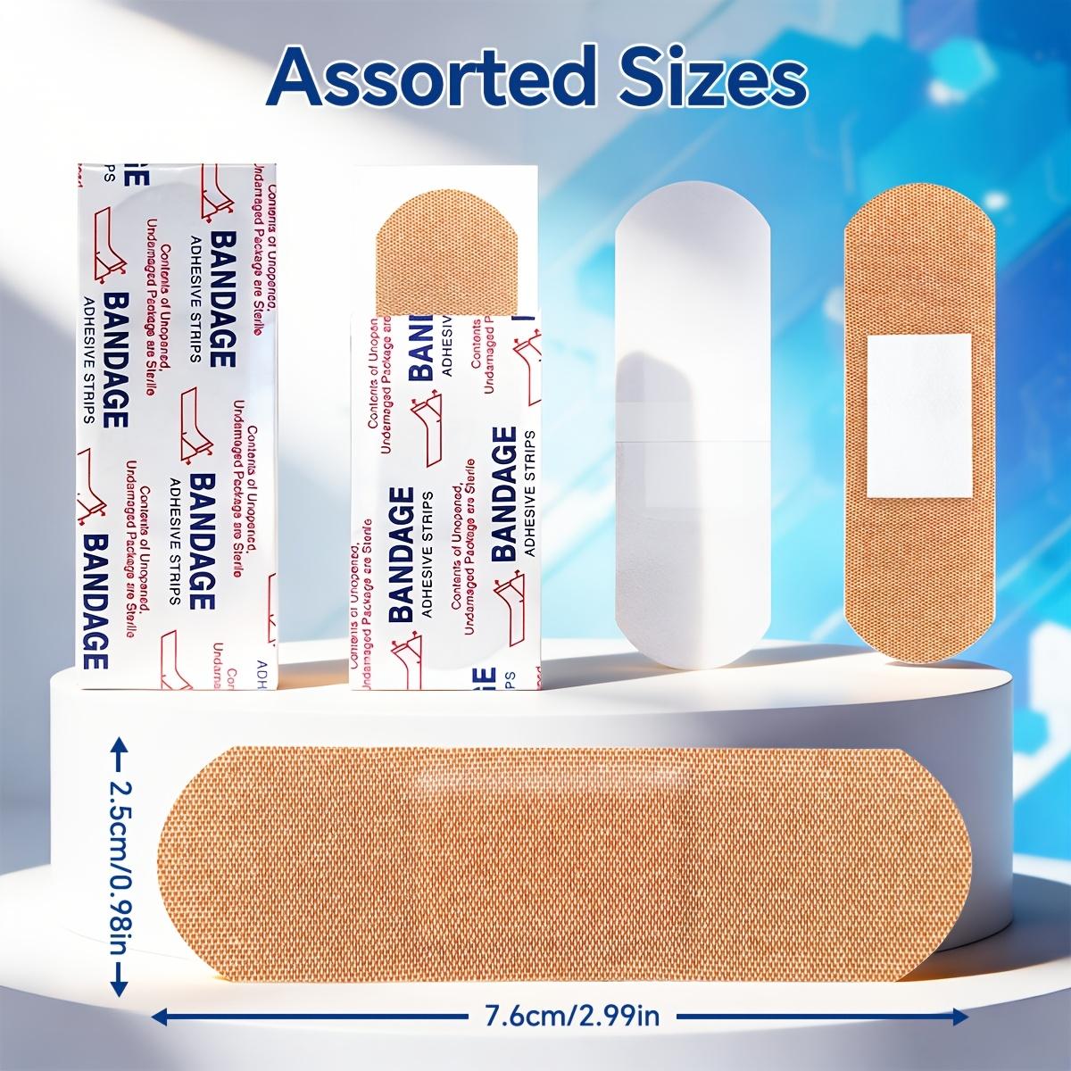 GTT Classic Disposable Self-Adhesive Bandage Strips - 100/300/500pcs, Flexible Fit, Waterproof, Breathable, Padded Fabric Wound Care Supplies for Adults Kids Home Outdoors First Aid