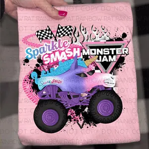 Monster Jam Collection Shirt, Monster Truck EI Toro Loco, Grave Digger, Sparkle Smash, Megalodon, Unisex Top Tee