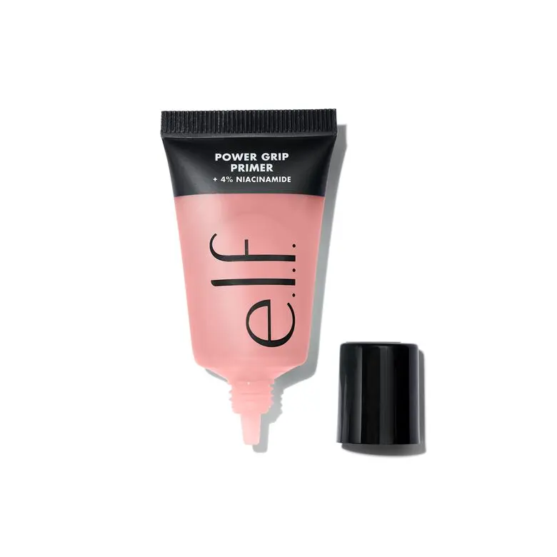 e.l.f. Power Grip Primer + 4% Niacinamide - Makeup Primer Brightens & Evens Skin Tone, Long-Lasting Grip, Dewy Glow, Non-Comedogenic, 0.5 fl. oz. (15 mL) 