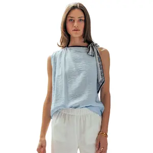 Riviera Scarf Tie Top