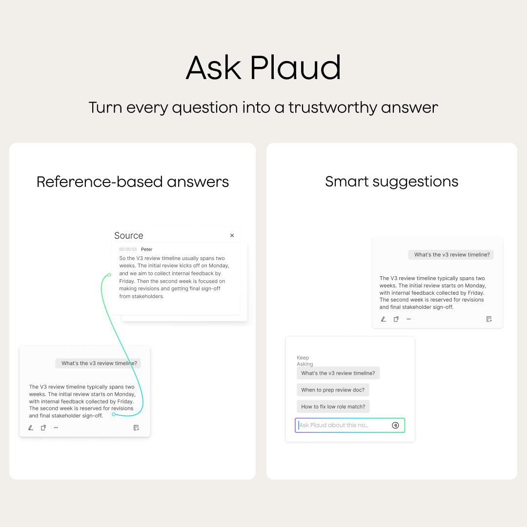 Plaud Note Voice Recorder, Notetaker, Transcribe & Summarize, Support 112 Languages, Audio Recorder for Lectures, Meetings Black