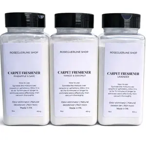 Carpet & Upholstery Freshener 16 oz Natural Deodorizer with Lavender and Pineapple and Sage and Mango and coconut Scents Odor Eliminator for Home Use Household Fragrance Container Deodorant Scented Deodorizing