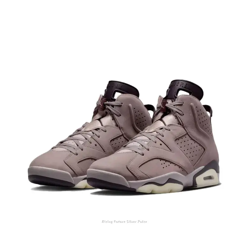 Retro High-Top Basketball Sneakers Smoky Purple