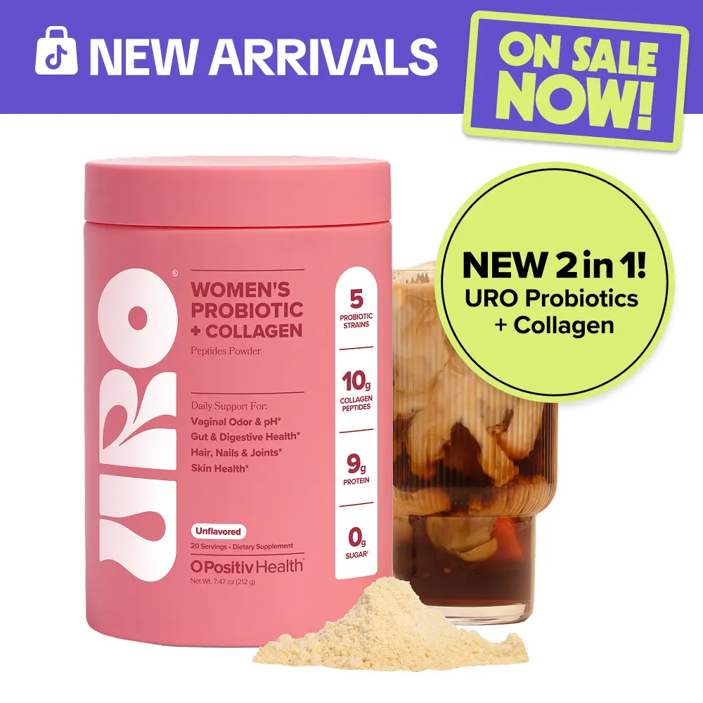 URO Women’s Collagen + Probiotic Powder for Vaginal, Gut & Skin Health URO Women’s Collagen + Probiotic Powder for Vaginal, Gut & Skin Health