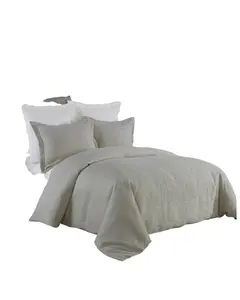 Hiend Accents Unisex King Matelasse Coverlet 3 Piece - Fb1755-Sk-Gy