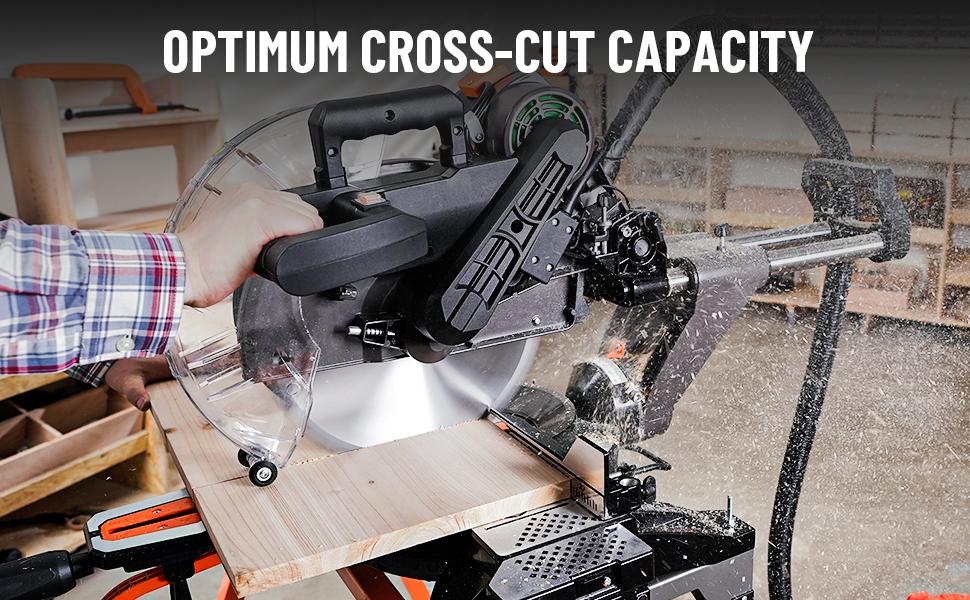 DOVAMAN 12 Inch Dual-Bevel Miter Saw 15-Amp 3800RPM, Ambidextrous Operation, 4.2x13in Cutting Capacity, Laser Guide, 0-45° Bevel & Miter Cut DOVAMAN 12 Inch Dual-Bevel Miter Saw 15-Amp 3800RPM, Ambidextrous Operation, 4.2x13in Cutting Capacity, Laser Guide, 0-45° Bevel & Miter Cut