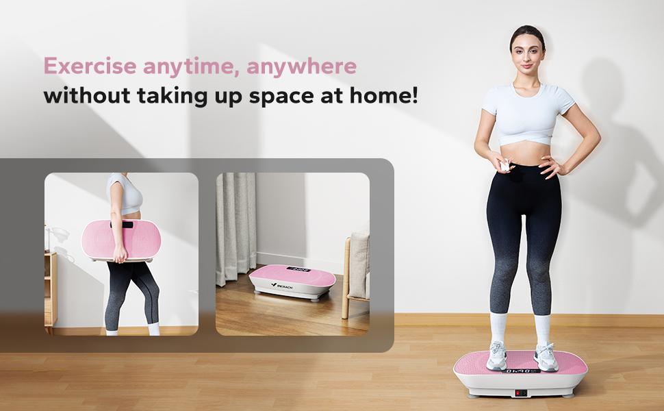 MERACH Vibration Plate Exercise Machine with Lymphatic Drainage Feature Compact Design for Full Body Workout Max User Weight 400LBS Home Gym Equipment OutdoorFun TikTokShopBlackFriday SpringStatements