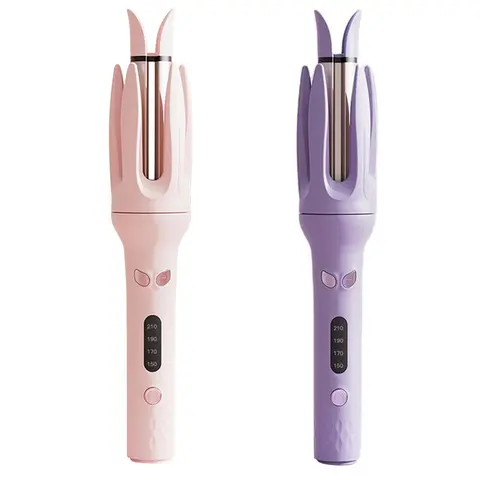28mm Ceramic Automatic Hair Curler (1 Piece, US Plug) - Unisex Wave Curling Iron with 4 Temp Settings, Long Press Temperature, 1-Touch On, Anti-Frizz Negative Ion Tech, 360° Rotating Cord, Low Heat for Soft Natural Waves, ABS-Enhanced Versatility