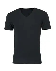 Hanes Perfect Flex Men's Tee Black V-neck Undershirt 1-pack Underwear Multi Pack Comfortable Fit Soft Stretch Fabric Breathable Ujtvb1