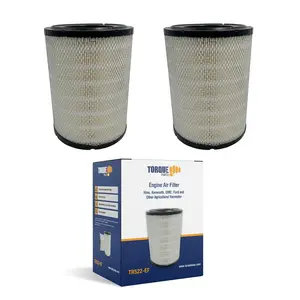 TORQUE 2 Pack of Engine Air Filter Compatible with Select semi Trucks Replaces RS2863 AF25220 LAF1878 1619027C1 6433 88433 PA2863 CA7139 20188124 DN 3I1550 (TR522)