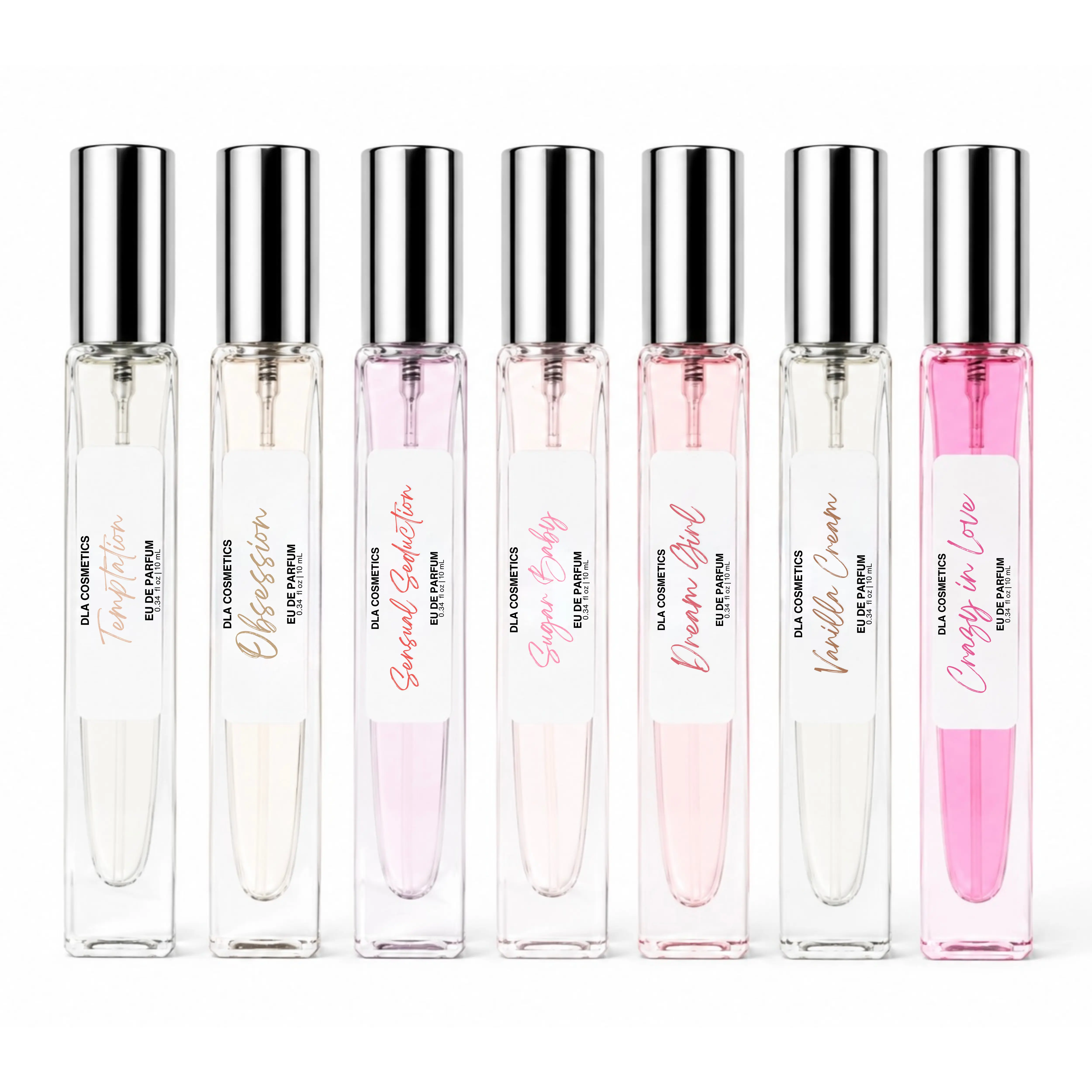 PHEROMONE AND PERFUME TRAVEL SPRAY DISCOVERY BUNDLE - DLA COSMETICS