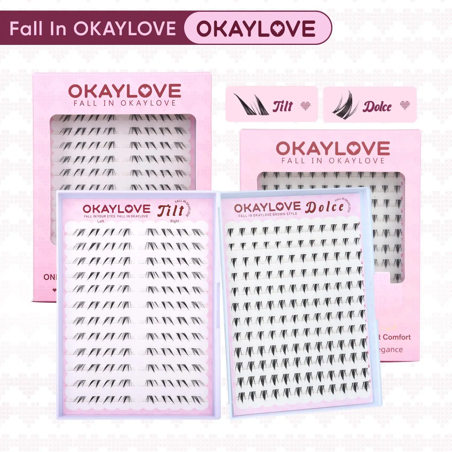OKAYLOVE Bottom Lash Clusters Invisible Band Lower Lash Clusters DIY Lash Extension Fairy Bottom Eyelash Clusters Natural Lower Individual Lashes Dolce|Tilt DealsForYouDays