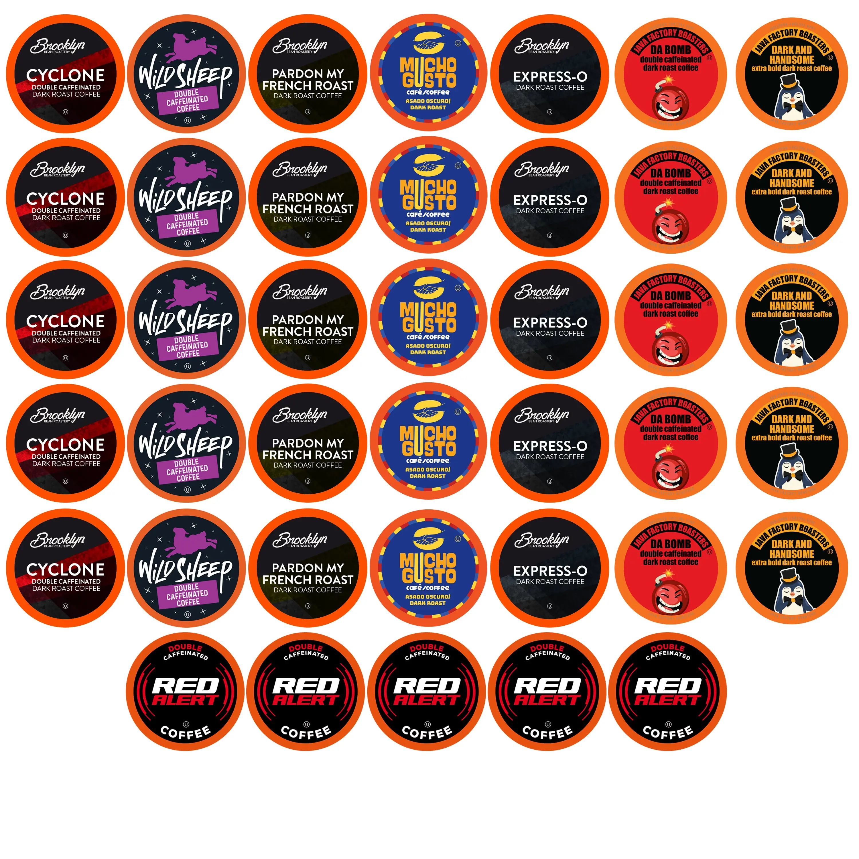 The Best of The Best Extra Strong Coffee Pods Variety Sampler