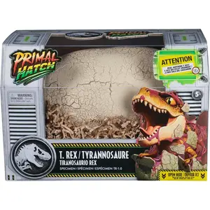 Primal Hatch Jurassic World Interactive Toy Dinosaur & Egg, Hatch & Train Your own Baby Dino with 100+ Sounds & Reactions, Kids Toys for Boys & Girls Aged 5 & Up