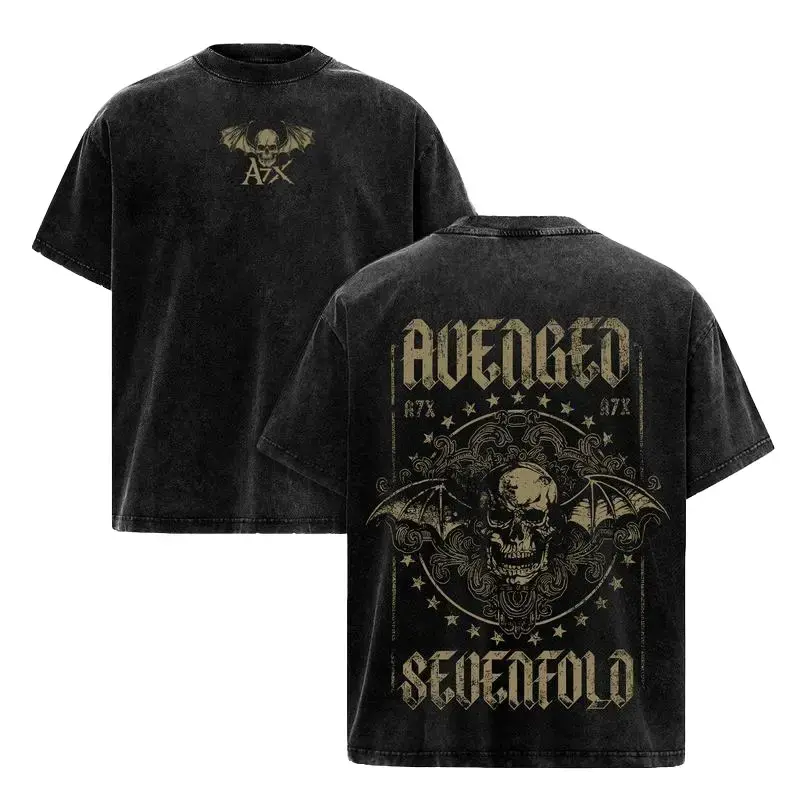 Avenged Sevenfold A7X Tour Tee – Vintage Acid Heavy Cotton