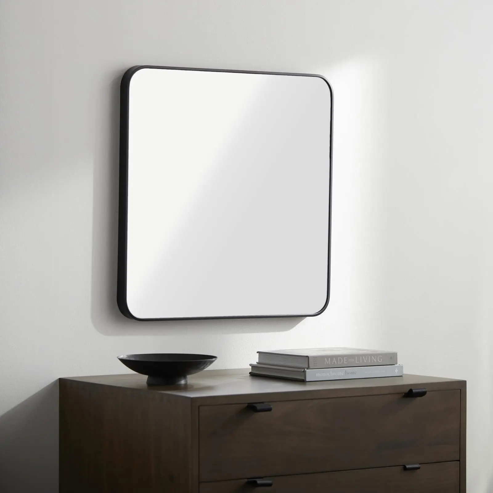 Livabliss Aranya Modern Square Accent Mirror Frame Decor