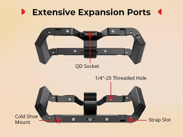 SmallRig IntegraGrip Wireless Control Universal Phone Cage, Ultra-Wide Dual handgrip Smartphone Video Rig with Cold Shoe Mount, Suitable for iPhone 17 16 & Android, for Videomaker Vlogging Content Creator Kit Camera Tripod 5355/5356 SmallRig IntegraGrip Wireless Control Universal Phone Cage, Ultra-Wide Dual handgrip Smartphone Video Rig with Cold Shoe Mount, Suitable for iPhone 17 16 & Android, for Videomaker Vlogging Content Creator Kit Camera Tripod 5355/5356