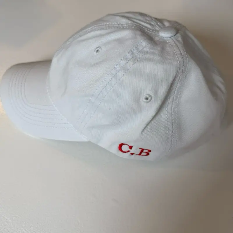 Monogrammed personalized  embroidered hat