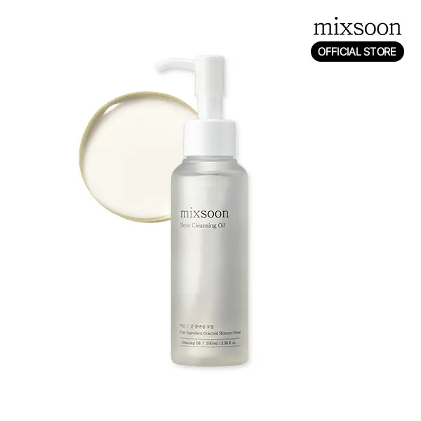 [mixsoon Official] Bean Cleansing Oil - 3.38 fl.oz/100ml Daily Deep Makeup Remover for Glass Skin