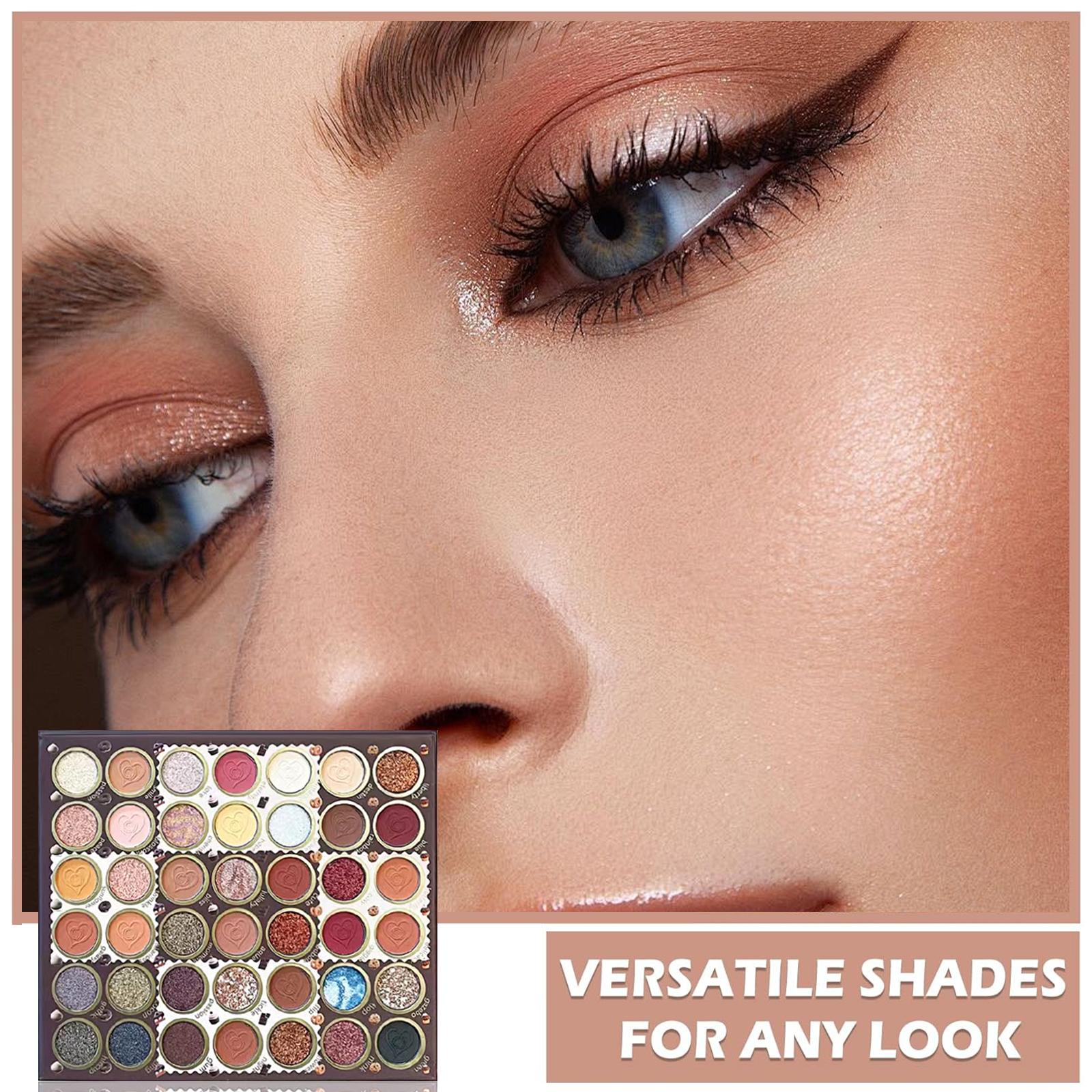 42-color Eyeshadow Palette, Matte And Glitter Eye Shadows Palette For Women & Girls, Eye Makeup Product, Glitter Shimmer Eyeshadow