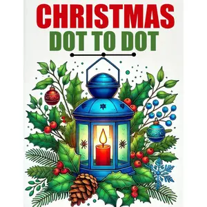 Christmas Dot to Dot Book: Christmas Winter Dot to Dot Book: Large Print Dot to Dots For Adults and Seniors | Christmas Season Scenes Paperback – October 1, 2024