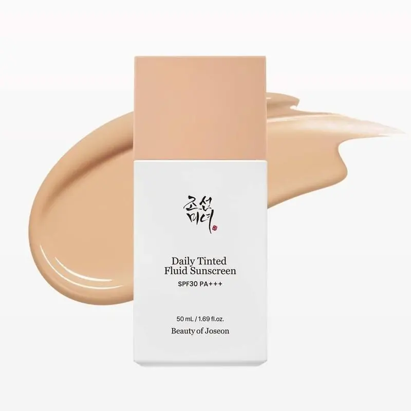 Beauty of Joseon Daily Tinted Mineral Sunscreen Fluid - 50mL, SPF30 PA+++, OTC Certified Broad Spectrum, Lightweight Tinted Primer, Daily Tinting Natural Facial Sun Care for All Skin Types, Tinted Sunscreen