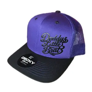 Daddys Little Brat Hat - Snapback and one pony tail velcro option