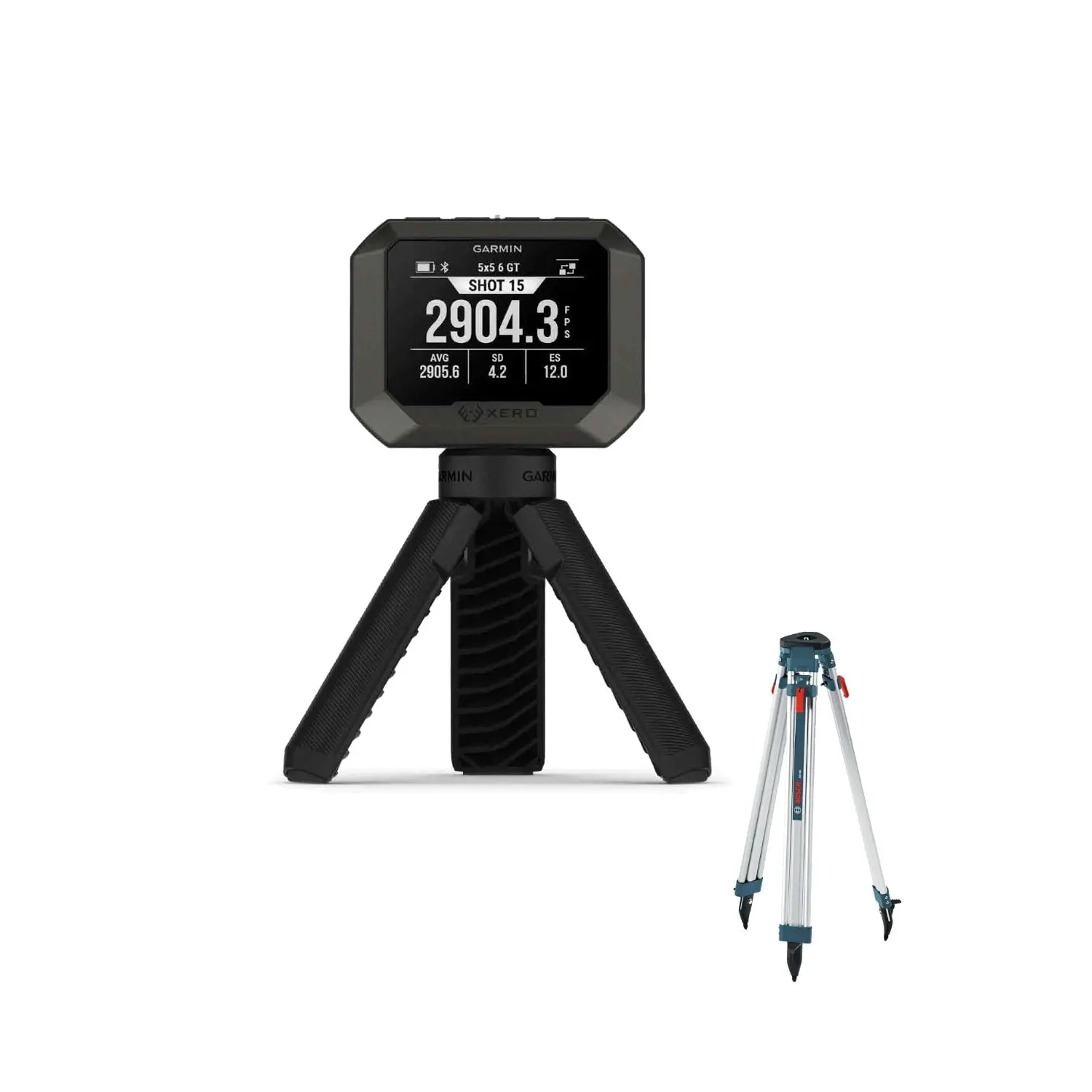 Garmin Xero C2 Chronograph with 63 Inch Contractor's Aluminum Tripod Bundle