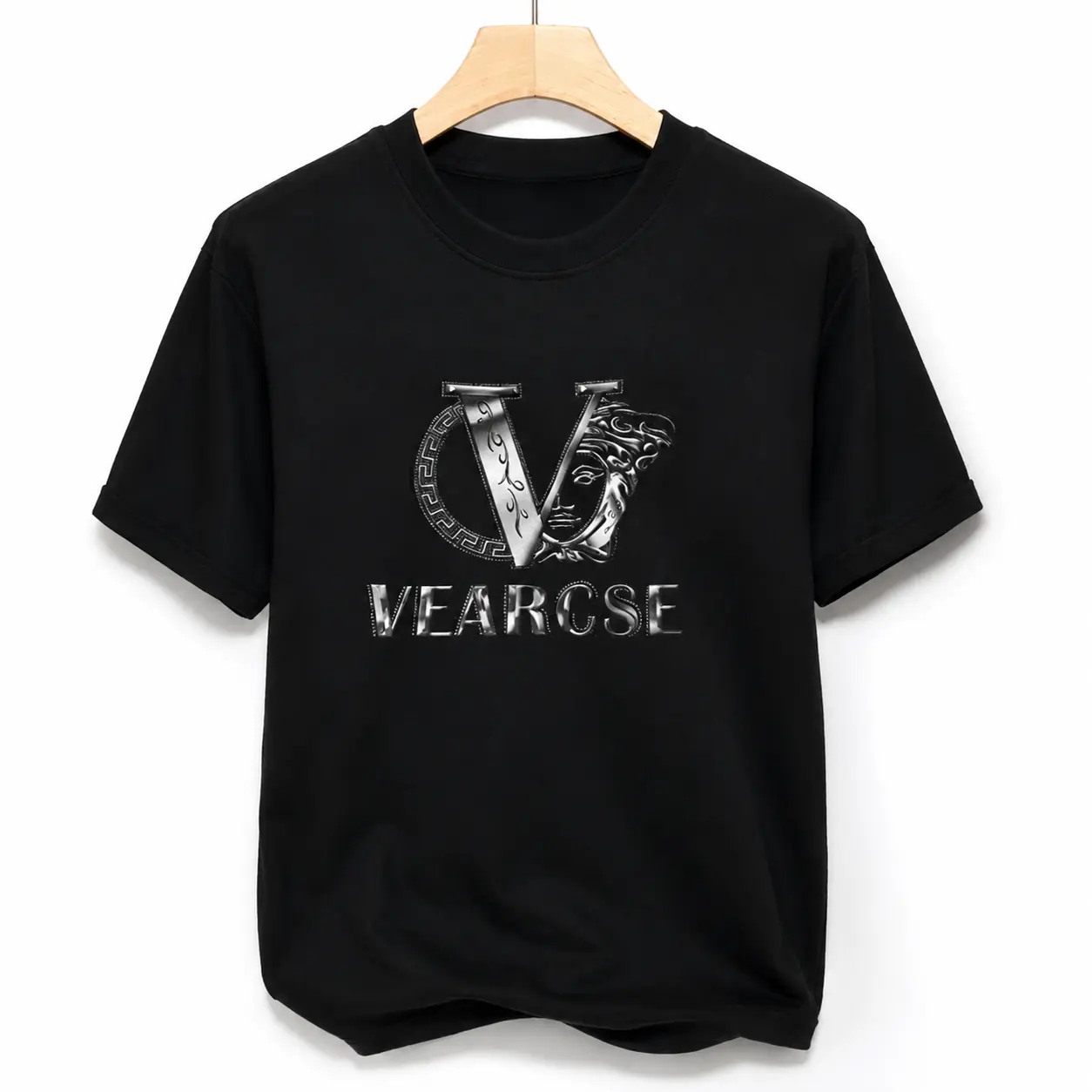 Men's Round-Neck Short-Sleeve Graphic T-Shirt - Street Style, Aesthetic Tops, Casual Sports & Outdoor Wear for Summer Outfits