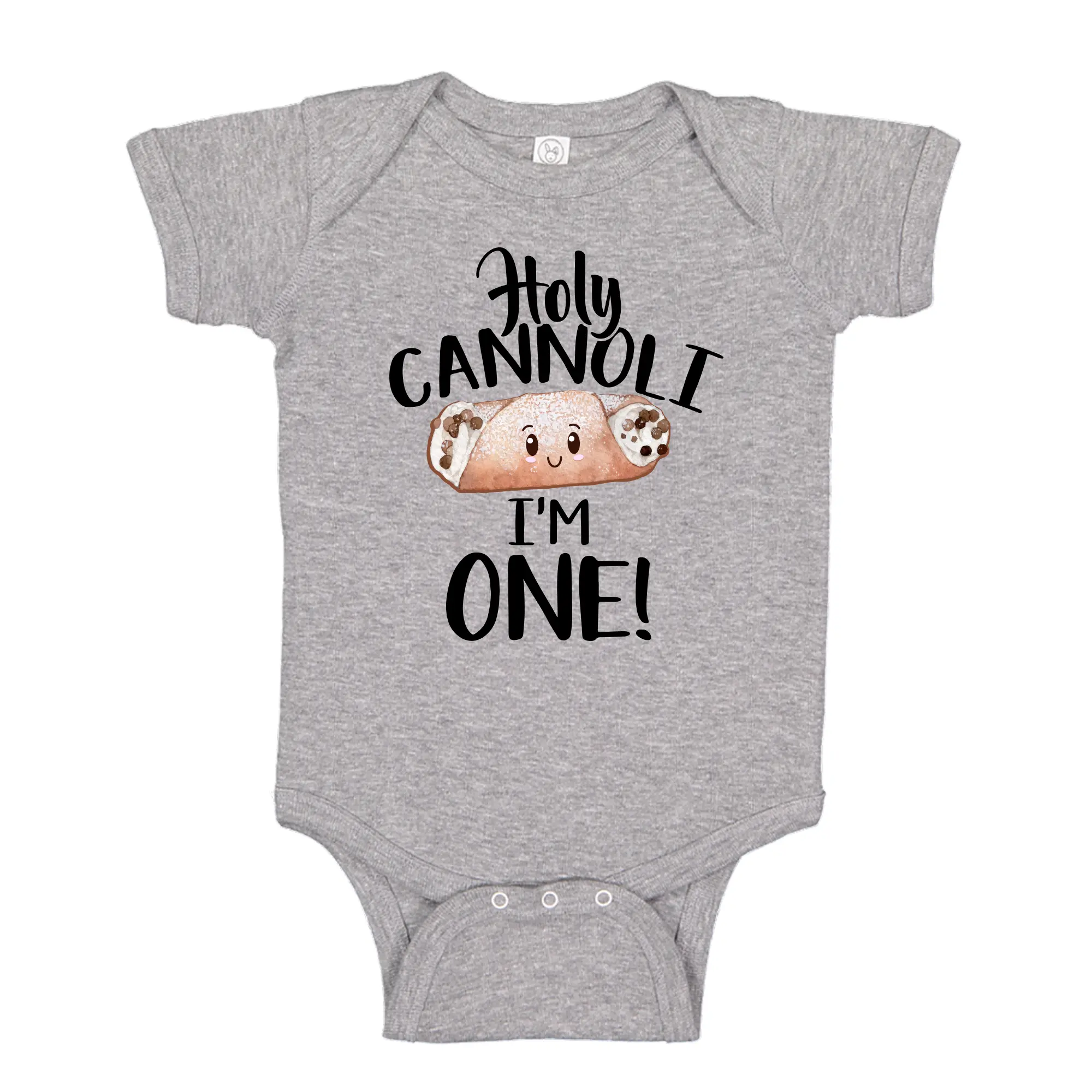 Holy Cannoli I'm One 1st Birthday Baby One Piece Bodysuit Or Toddler Cute Italian Bday Party Outfit, Cannoli Themed One Year Old Colthes