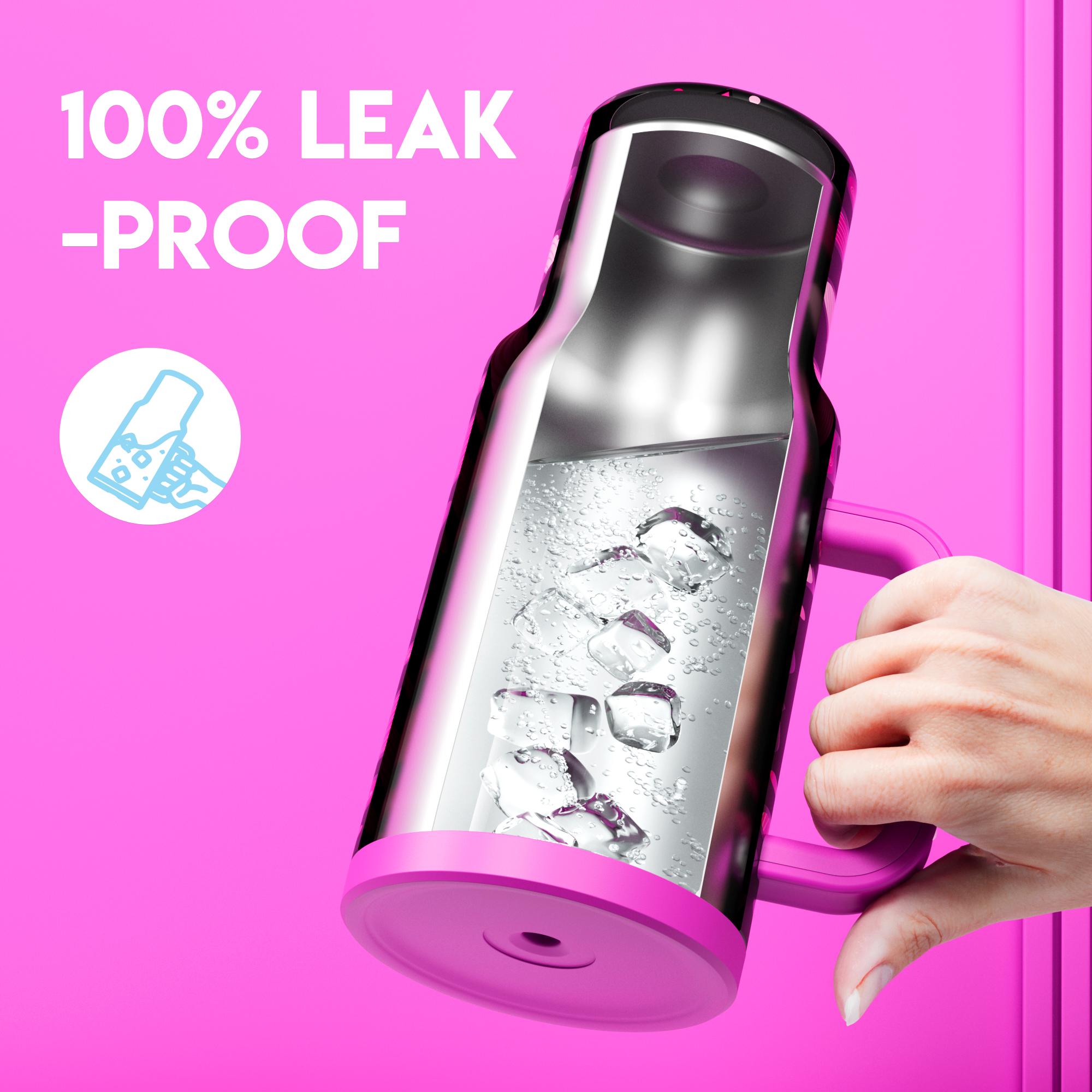 MEOKY 40oz Tumbler,Stainless Steel Thermos Cup,Hot Water Mug,Keeps Drinks Hot&Cold,Food Safe,Non-Slip Base, Car-Cup Fit,Easy-Clean,Easter Gift