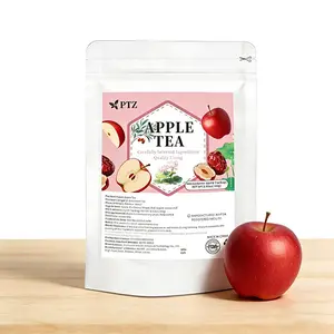 PTZ SunKissed Apple & Red Date Herbal Tea - Natural Apple & Red Date Herbs for Refreshing Beverage - Ideal for Herbal Tea Lovers
