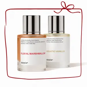 For Her, Valentine's Day Gift, Women Perfume, 2x50ml, Eau de Parfum, Floral Marshmallow, Aquatic Vanilla