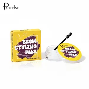 All-day eyebrow styling gel - waterproof, 3D natural finish, sweat-proof transparent wax with eyebrow brush, perfect for hiking and poolside party makeup.