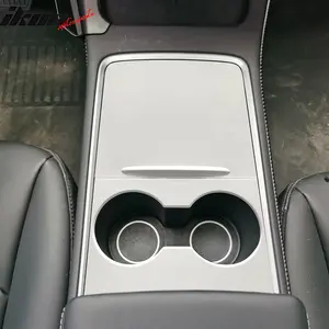 Front Console Storage Box Cover for Tesla 3 2021-2023 & Tesla Y 2021-2024 ABS