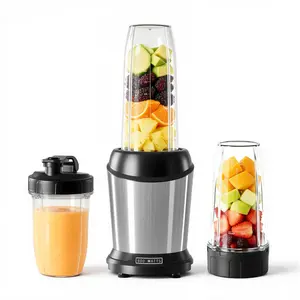 Smoothie Blender, Personal Blender Set for Kitchen, Smoothies Maker With BPA-Free Portable Cups For Shakes, Sauces, Juice, Ice Crushing