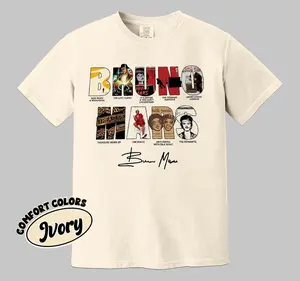 [SALE 30%] Retro 90s Pop Bruno "The Romantic" Tour R&B Inspired Concert Unisex Comfort Colors Shirt, Mars Pop 2026, Youth Tee, Music Fan Gift