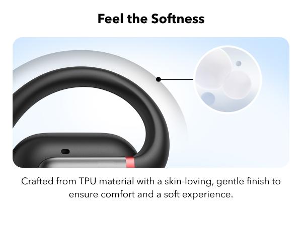 [Refurbished]soundcore by Anker V30i, Open-Ear Headphones, Ultra-Comfort, Lightweight Design, Snug Fit, Ergonomic Ear Hooks, Robust Bass, 36H Playtime, Bluetooth 5.3, App Control, Clear Calls, Wireless Earbuds #tiktokshopsummersale, Ear Hook Headset, Batt